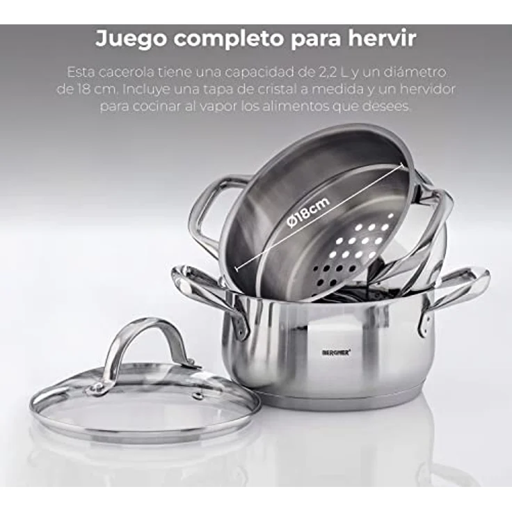 Bergner Bergner Dampfgarer 2,2 l Gourmet Line BG6521 – Bild 3
