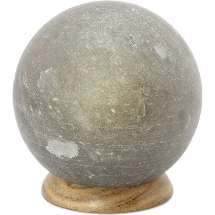 Beleuchteter Salzkristall PLANET Grey Line – Bild 3