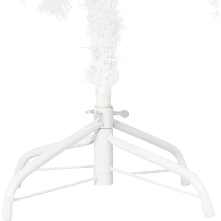 vidaXL Künstlicher Weihnachtsbaum Naturgetreue Nadeln Weiß 210 cm 321024 – Bild 3