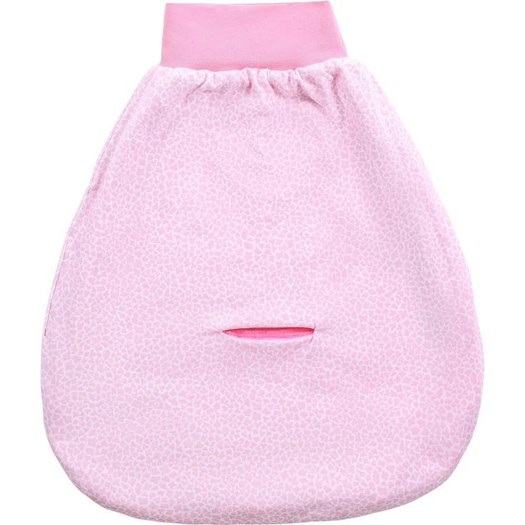 Be Mammy Baby Pucksack Strampelsack Schlafsack Autositz aus Baumwolle mit breitem Bund BE20-136 (Amaranth/1922_18) – Bild 3