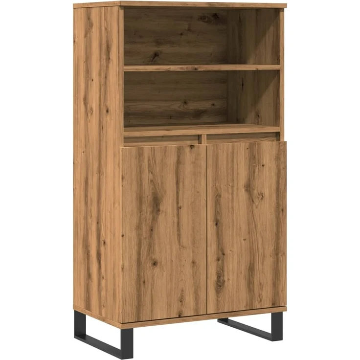 vidaXL Highboard Artisan-Eiche 60x36x110 cm Holzwerkstoff 857461 – Bild 1