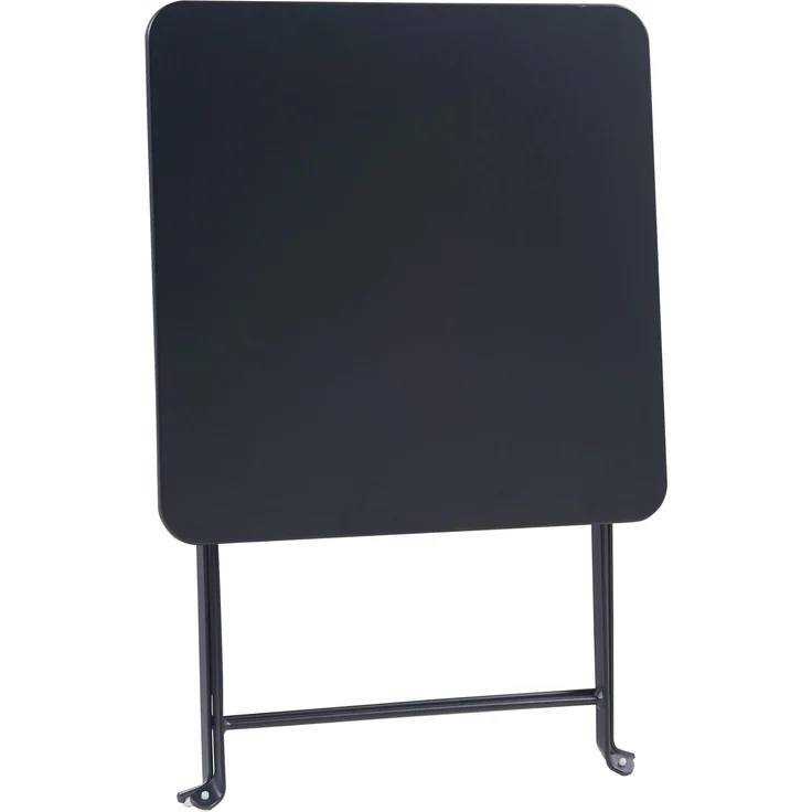 Klapptisch Vegårshei Stahl 45x40x40 cm Schwarz [en. casa] – Bild 6