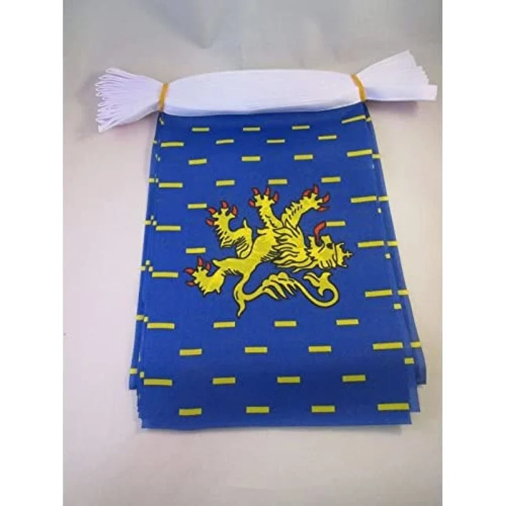 AZ FLAG Wimpelkette Franche-Comté 6 m 20 Flaggen Leichtes Polyester