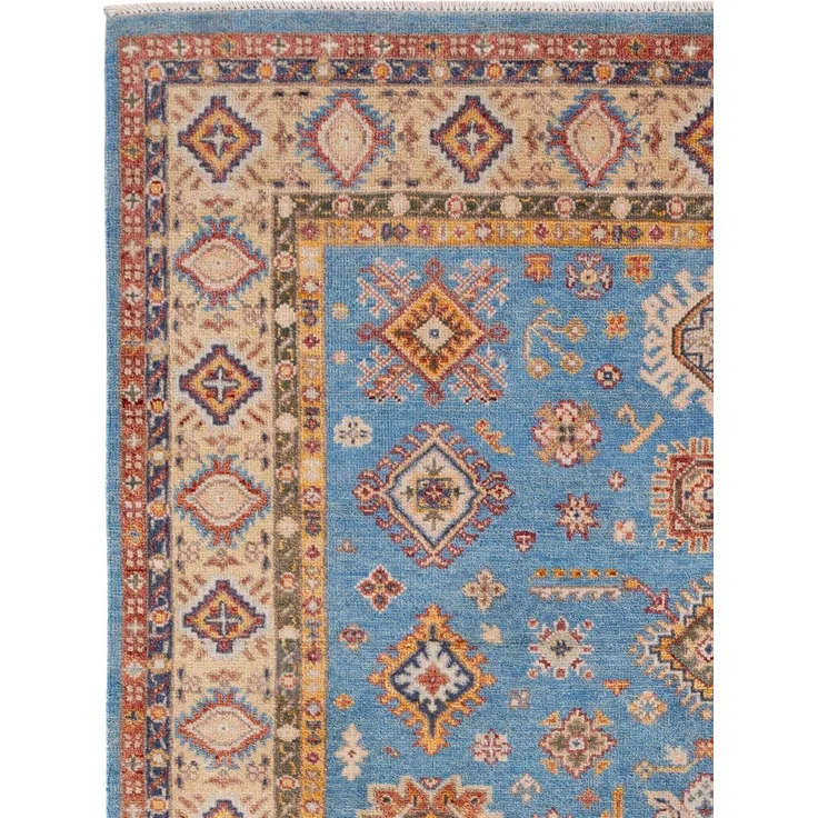 Ziegler Teppich - Kazak - 243x172 cm - hellblau – Bild 3