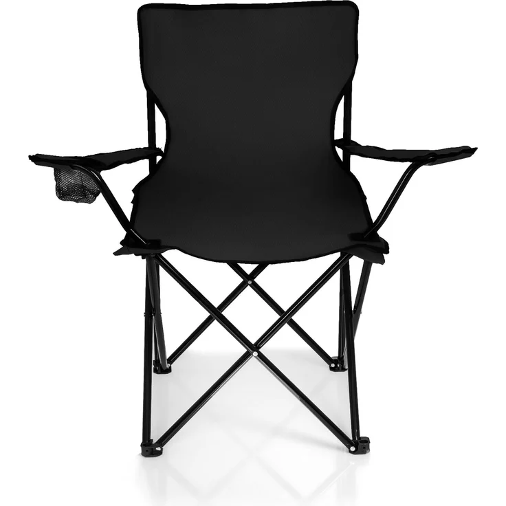 BigDean Campingstuhl Faltstuhl Campingstuhl Anglerstuhl Getränkehalter Klappstuhl (Packung, 1 St), Schwarz, Klappbar, Getränkehalter, Tragetasche – Bild 7