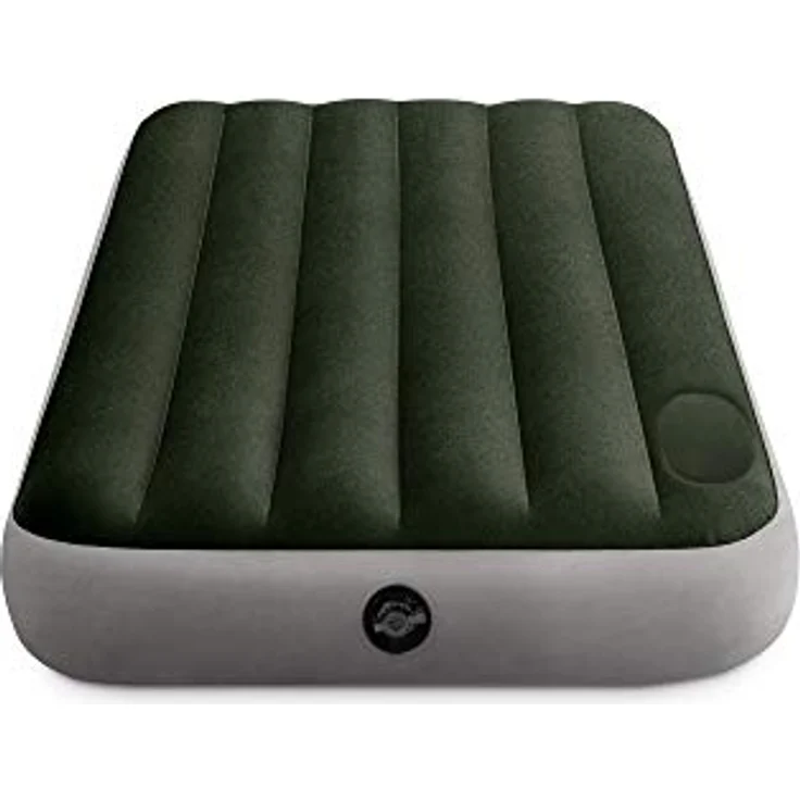 Intex Dura-Beam Standard Series Downy Luftbett mit integrierter Fußpumpe, Twin Grün – Bild 2
