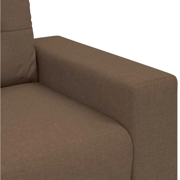 vidaXL Loveseat-Sofa Braun 180x77x82 cm Stoff 4105082 – Bild 7