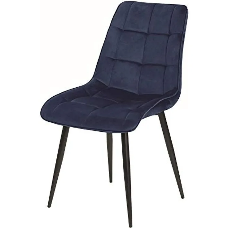Selsey Polsterstuhl, Dunkelblau, 91 x 50 x 49, 5903025427706