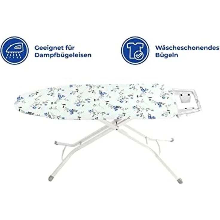 Maximex Bügelbrettbezug Keramik M Floral, bis 126 x 41 cm einsetzbar – Bild 3