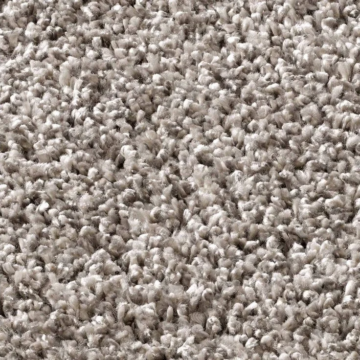 TaraCarpet Langflor-Teppich Venezia Shaggy, rechteckig, Höhe: 35 mm, Hochflor Shaggy Uni Grau Wohnzimmer Schlafzimmer 060x090 cm – Bild 4