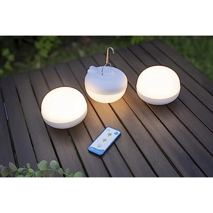 New Garden CHERRY BULB BATTERY Solar&Recharge,white,warm light – Bild 6
