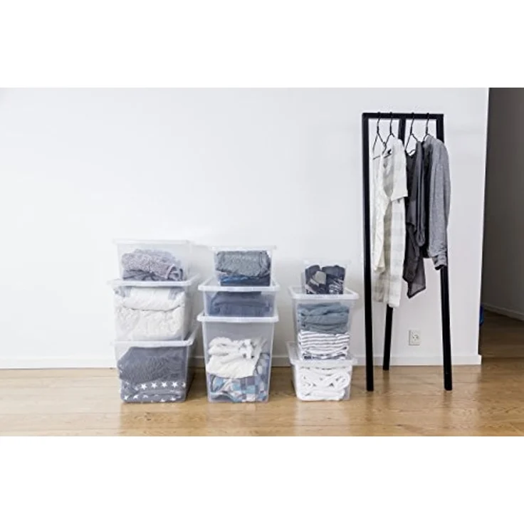 Kreher Aufbewahrungsbox XXL aus Kunststoff in Transparent 135 Liter – Bild 2