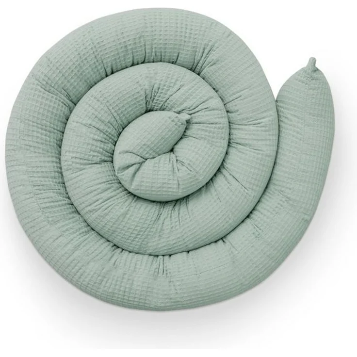 Ehrenkind Nestchenschlange Bettschlange aus 100% Bio-Baumwolle, Schutz und Geborgenheit, (Kuschelschlange, Bettumrandung Babybett), Bettschlange Baby – Bild 4