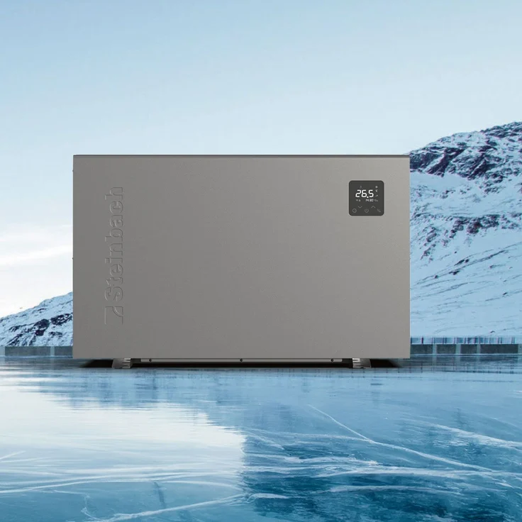 Steinbach Swimming Pool Inverter Wärmepumpe "Silent 17,5",für Pools bis 70.000 l, 17,5 kW Heizleistung – Bild 3