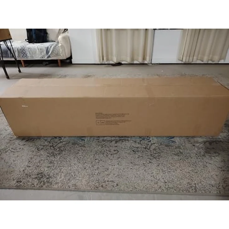 LITTLE TREE Massivholz-Konsolentisch, 160 cm Tisch im Landhausstil hinter dem Sofa für den Eingangsbereich, Sofatische für das Wohnzimmer, Langer Flurtisch, einfache Montage, rustikales Braun – Bild 11