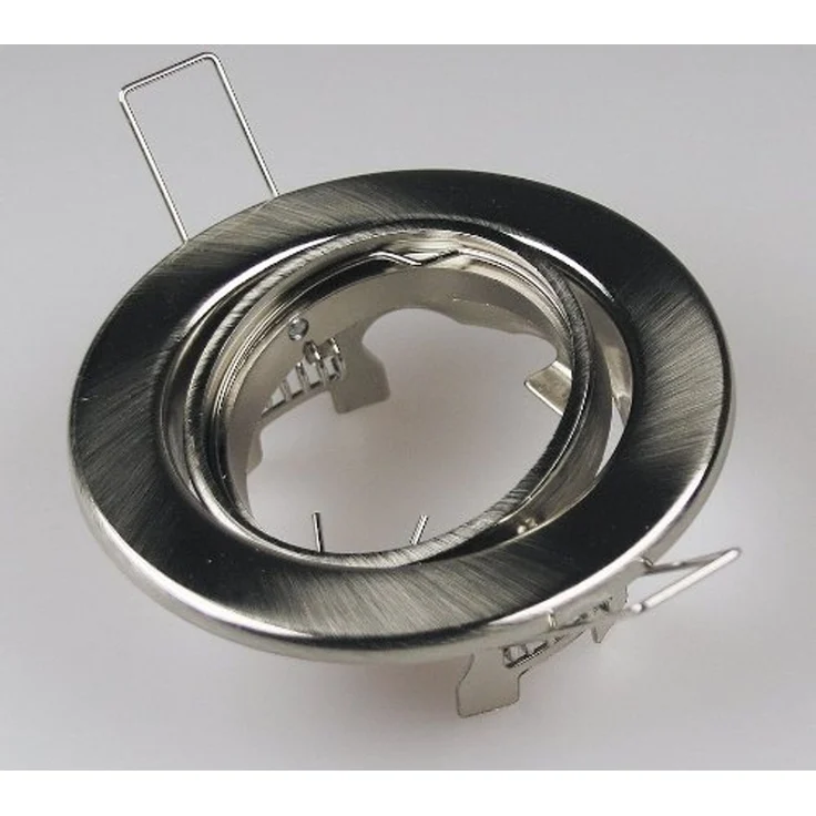 ChiliTec Einbauleuchte GU10 Deckenspot schwenkbar Edelstahl – Bild 3