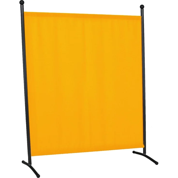 Angerer Freizeitmöbel GmbH Stellwand - Raumteiler & Raumtrenner Sichtschutz - Outdoor Paravent für Windschutz & Schatten auf Balkon (178x178 cm, gelb) – Bild 1