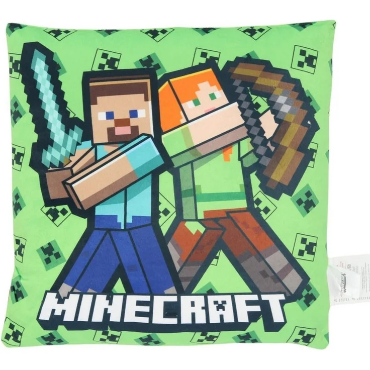 Minecraft Kissen Weiches Dekokissen 1-Stück 38x38 cm mit Serienmotiv – Bild 2