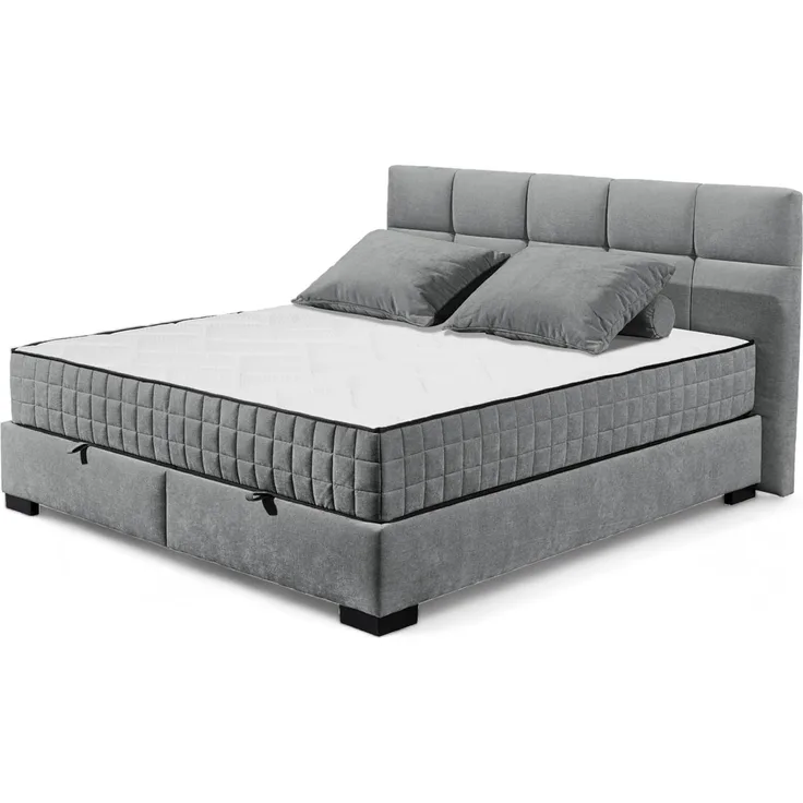 ED EXCITING DESIGN Boxbett Nagol, mit Bettkasten, mit Wendematratze, erhältlich in verschiedenen Breiten