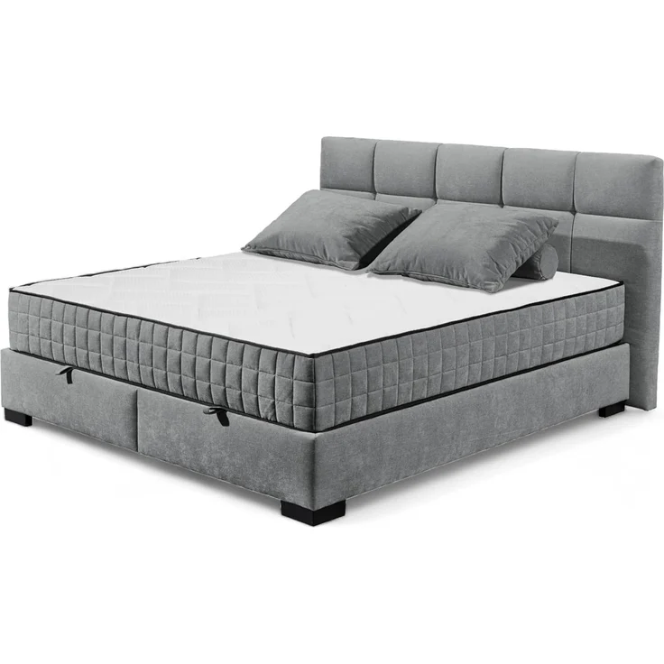 ED EXCITING DESIGN Boxbett Nagol, mit Bettkasten, mit Wendematratze, erhältlich in verschiedenen Breiten