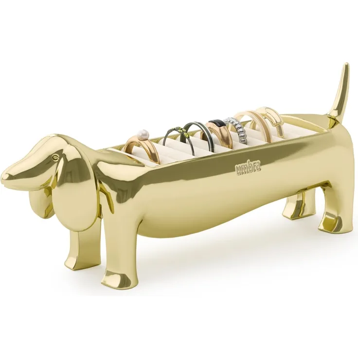 Umbra Schmuckständer Dachsie Ringhalter, Messing