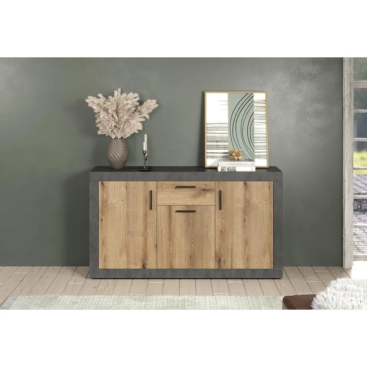 Sideboard Salvada in Evoke Eiche und grau 149 cm – Bild 5