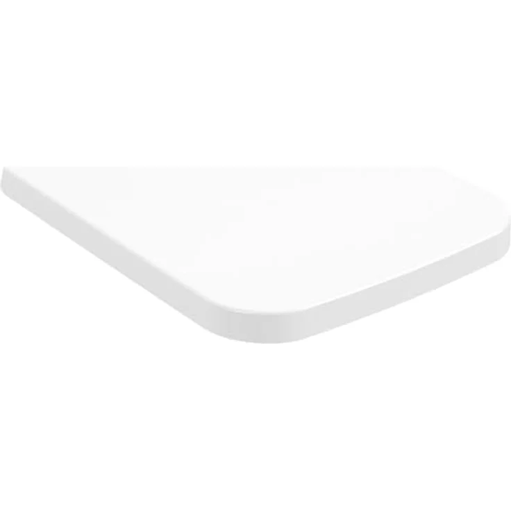 Villeroy & Boch Venticello WC-Sitz - Toilettendeckel mit Absenkautomatik - Abnehmbarer, bruchsicherer Toilettensitz aus Duroplast - Original Ersatzteil - Klodeckel in eckiger Form - Stone White, matt – Bild 5