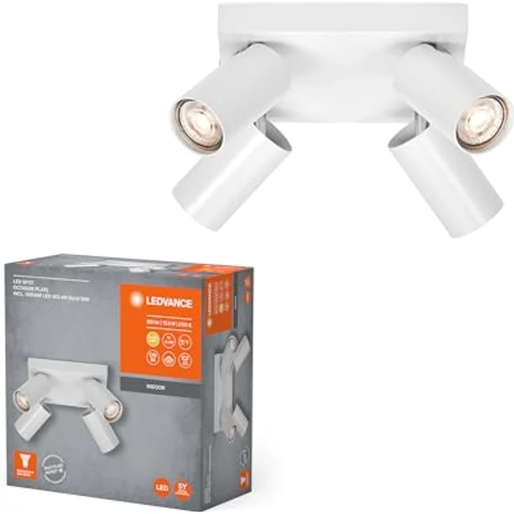 LEDVANCE LED-Spot Octagon GU10 Weißer Teller 4x3,4W 927 DIM – Bild 2