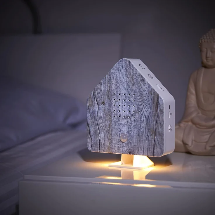 Northpoint LED Dekolicht Naturgeräuschebox Vogelzwitscher Bewegungsmelder Licht Aufladbar – Bild 1