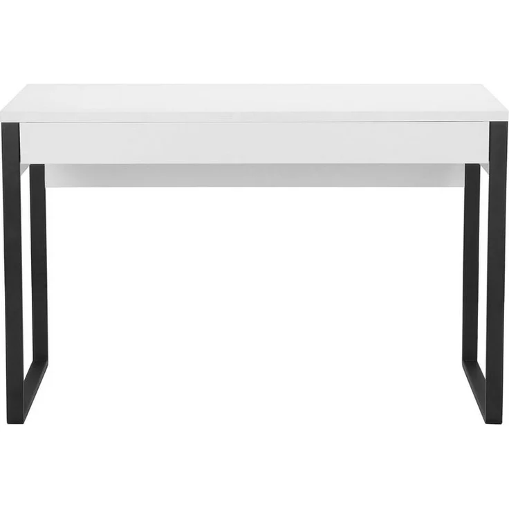 Places of Style Schreibtisch Moid, Computertisch im modernen Design, Breite 120/140/160 cm, mit Metallbeinen & Schublade – Bild 1