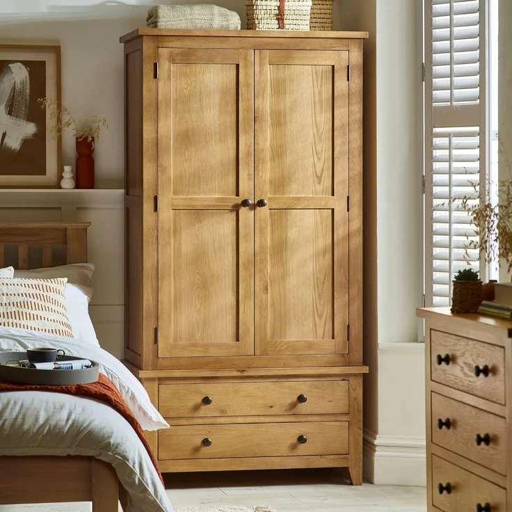 Julian Bowen Marlborough Kombinations-Kleiderschrank, Eiche – Bild 1