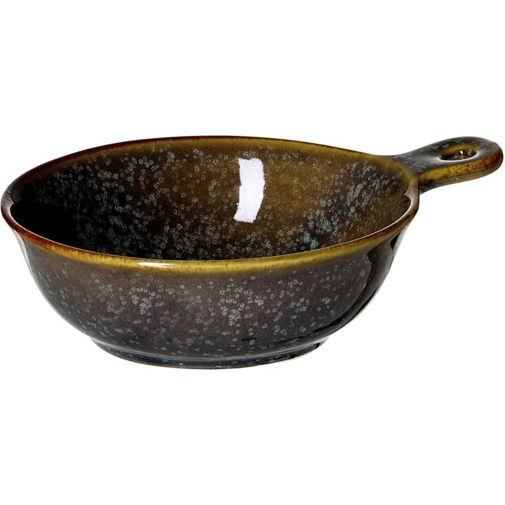 Dipschale 150ml / 12,5x10cm mit Griff Troms terra – Bild 1