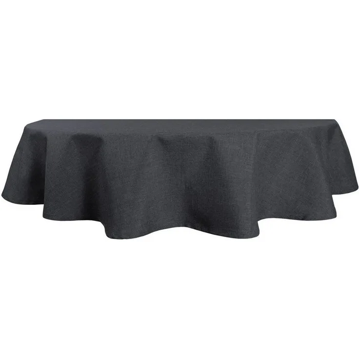 Haus und Deko Tischdecke Tischdecke oval Leinenoptik Lotuseffekt Tischwäsche Wasserabweisend (1-tlg)