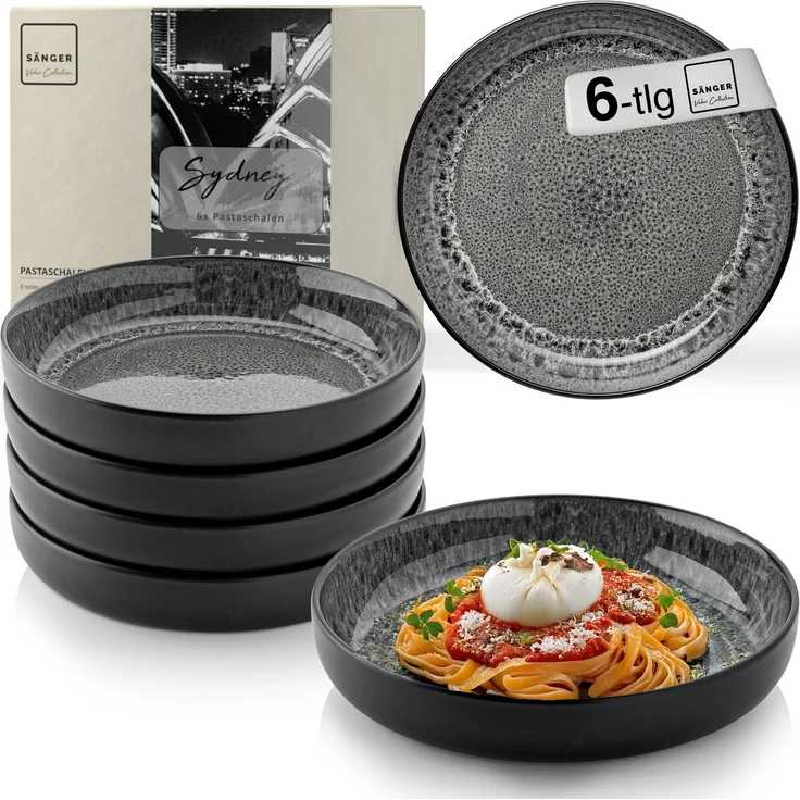 SÄNGER Pastaschalen Set Sydney 6 teilig – Bild 1