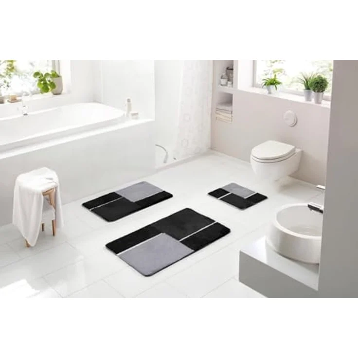 BATEX Enema Badteppich 70x120 cm anthrazit – Bild 2