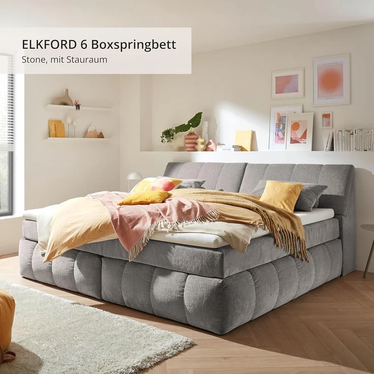 Boxspringbett Elkford 240x200 – Ed Exciting Design – Bild 3
