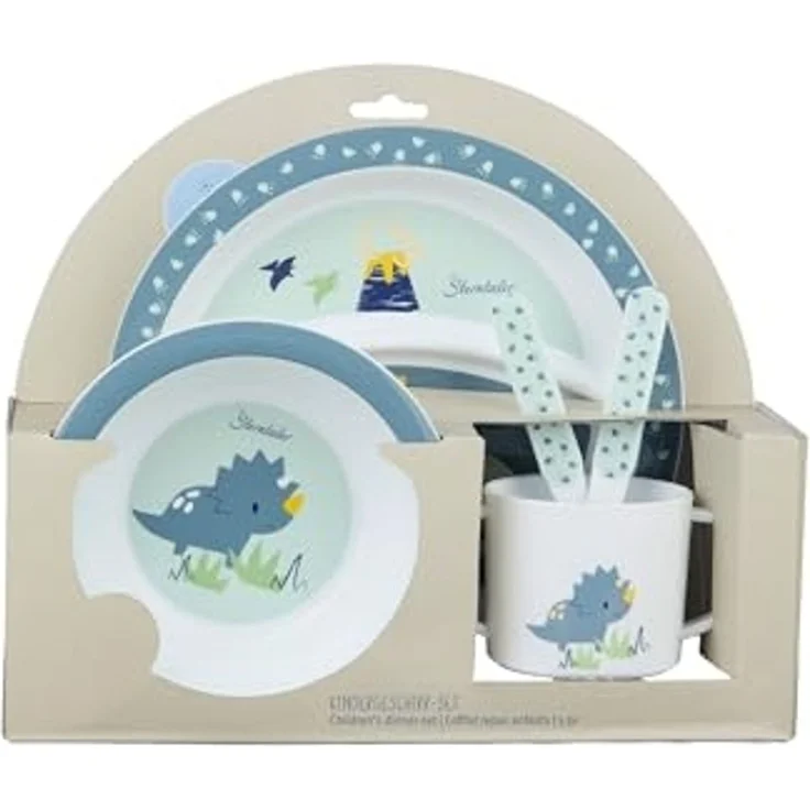 Sterntaler Kindergeschirr-Set – Rexi Dino – 5-teil – Bild 1