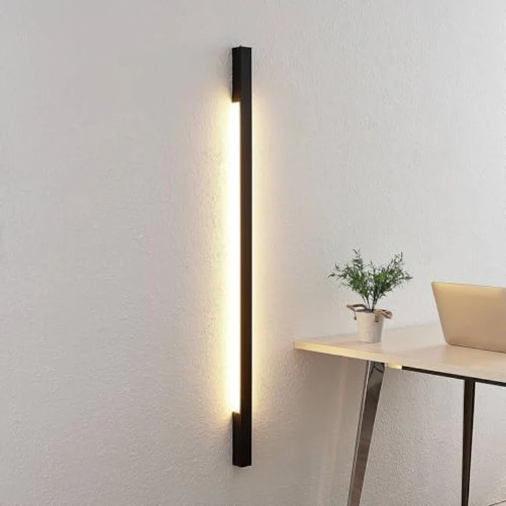 Arcchio LED Wandleuchte Ivano, moderne 2-flammige Wandlampe in Schwarz aus Aluminium für Schlafzimmer, Wohnzimmer und Flur – Bild 3