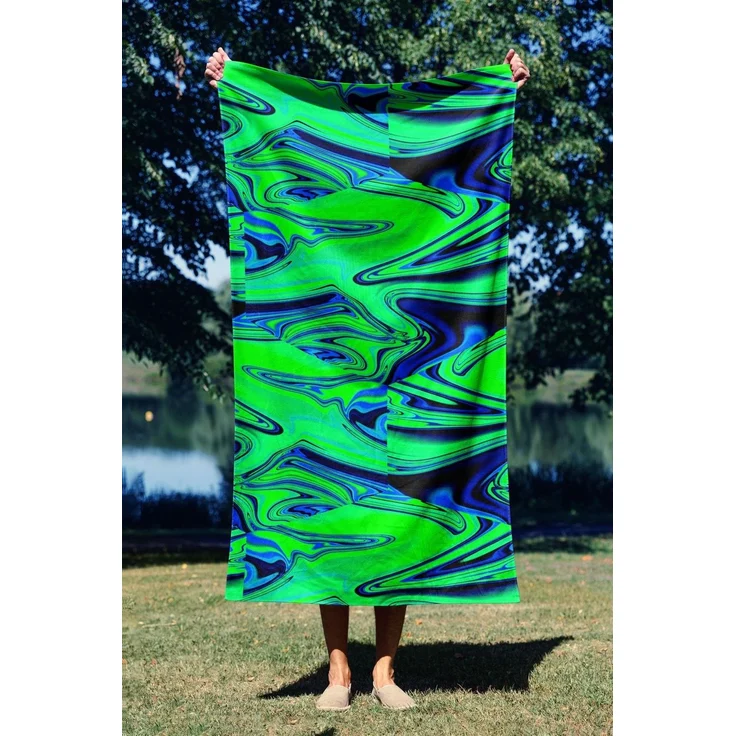 Mijolnir 'Esotic Aura 90' Strandtuch, Mehrfarbig, 90 x 150 cm – Bild 1