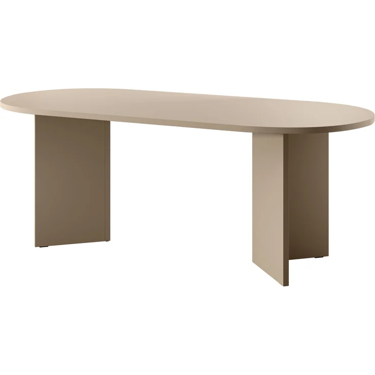Selsey 'Ovo' Esstisch oval, Capuccino, ca. 75 x 90 x 203,6 cm – Bild 3