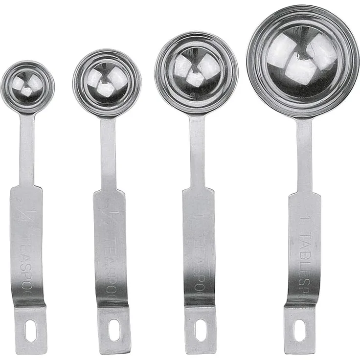 Städter Edelstahl Messlöffel-Set 4-tlg.