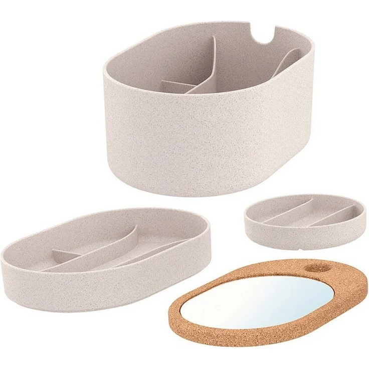 Sarcia. eu Kosmetikbox SAXBORGA Kunststoffbox mit verspiegeltem Deckel IKEA 803.918.82 – Bild 2