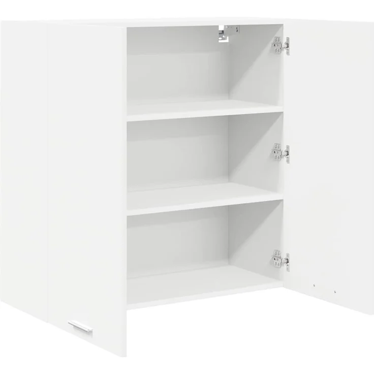 vidaXL Hängeschrank mit 2 Türen Weiß 80 x 31 x 80 cm Holzwerkstoff 884282 – Bild 5