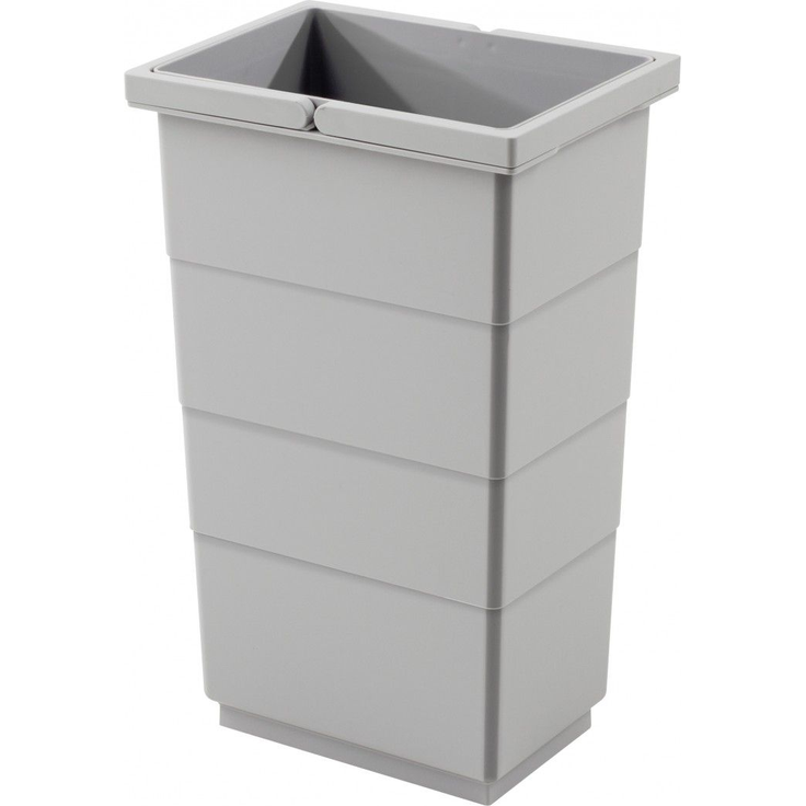 Hailo Inneneimer 1122229 hellgrau 10 Liter Mülleimer Zargen-Cargo Abfallsammler