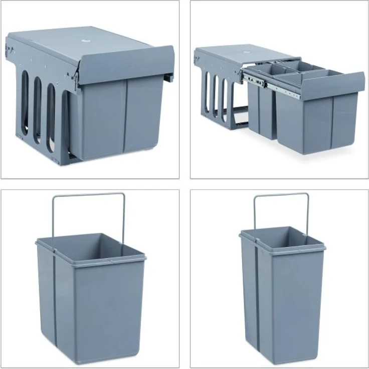 Einbaumülleimer Küche 3-fach 10027287 – Bild 10