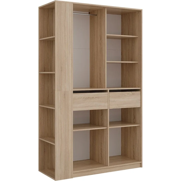 Kleiderschrank Elmo Sonoma 50 x 200 cm 2er Set Vicco – Bild 1