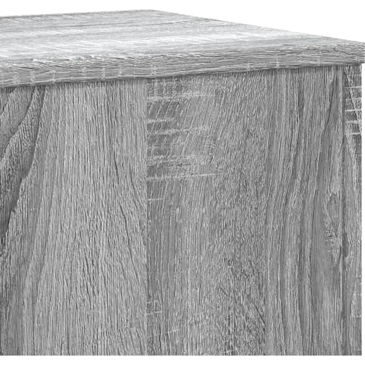 vidaXL Pflanzenständer 2 Stk. Grau Sonoma 33x33x100 cm Holzwerkstoff 3307887 – Bild 8