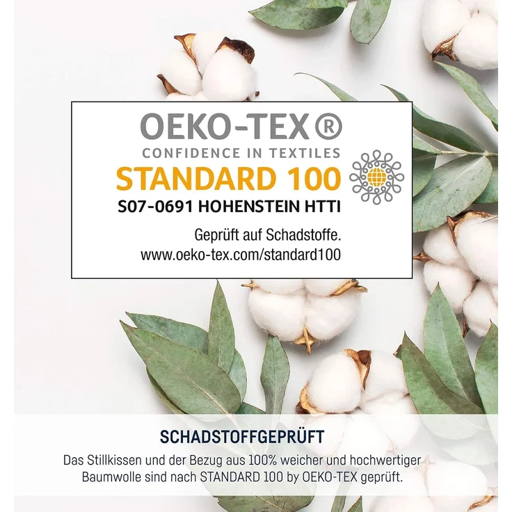 Julius Zöllner Stillkissenbezug Jersey 190 cm Twiggy – Bild 4