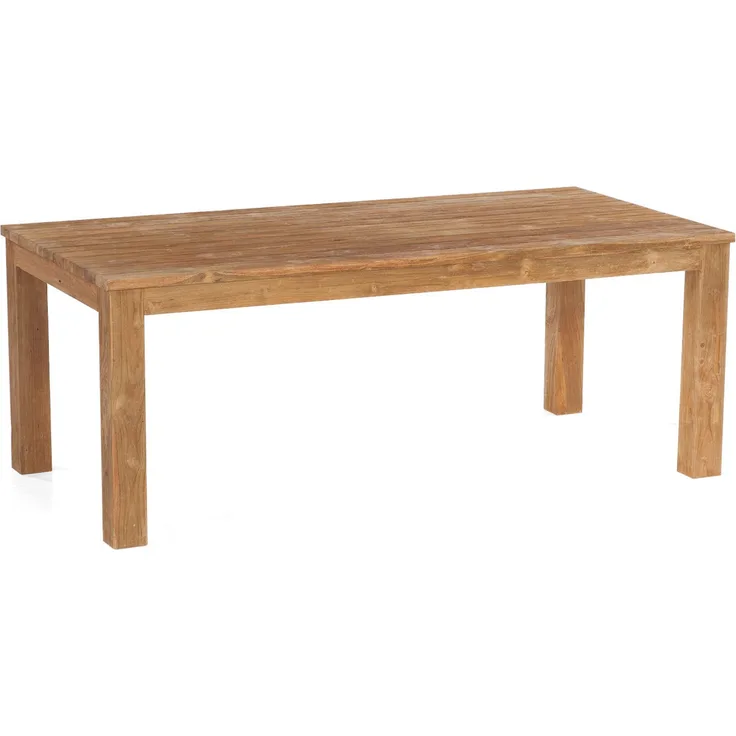 Sonnenpartner Gartentisch Charleston 200x100 cm Teakholz Old Teak Tisch Esstisch