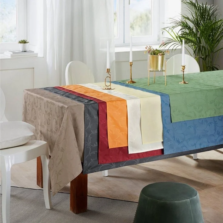 Erwin Müller Tischdecke Tischläufer "Greven", abwaschbar Uni – Bild 3